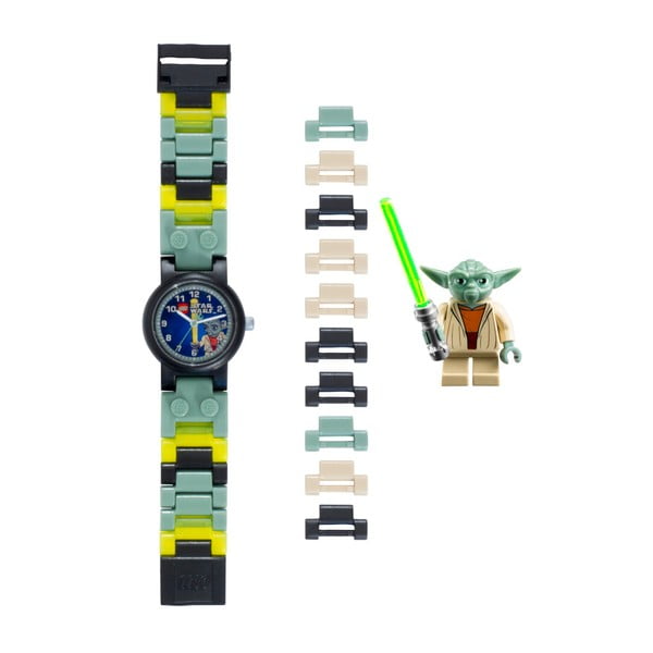 Hodinky s figúrkou LEGO® Star Wars Yoda