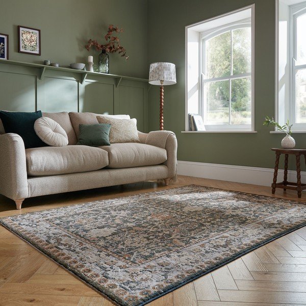 Zelený koberec 80x140 cm Amelina Vintage – Flair Rugs-image-1