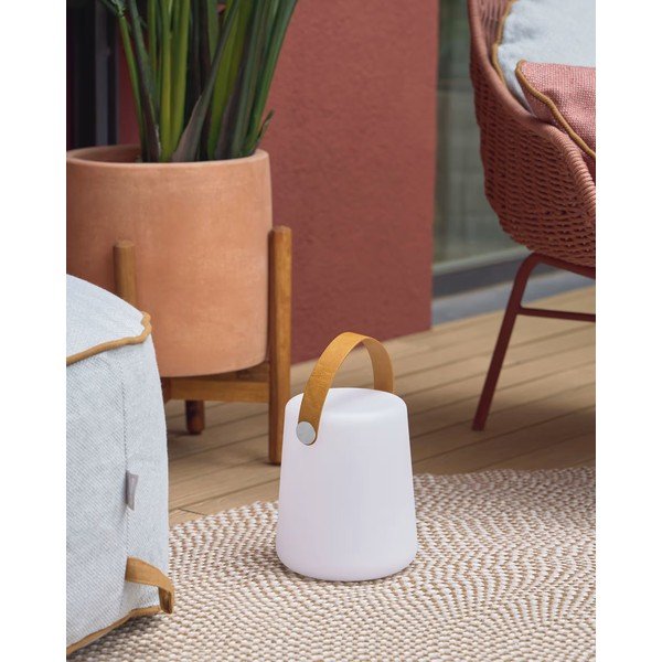 Bielo-hnedá vonkajšia lampa Kave Home Dialma-image-1