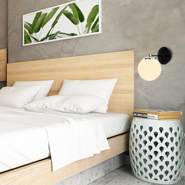 Čierno-biele nástenné svietidlo Opviq lights My Legend-image-4