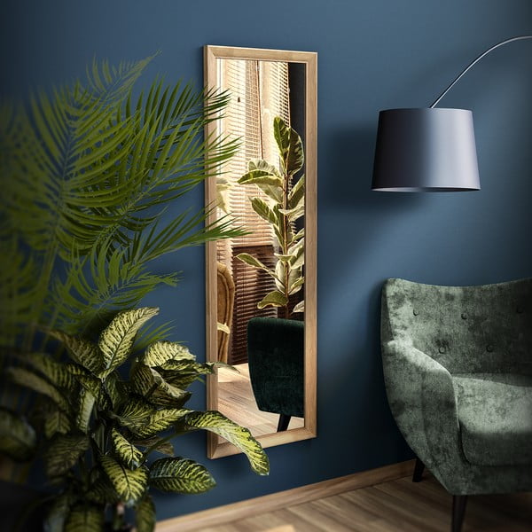 Nástenné zrkadlo v hnedom ráme Styler Paris, 47 x 147 cm-image-1