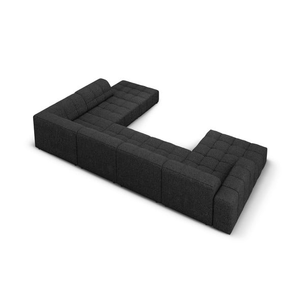 Antracitová rohová pohovka (pravý roh/do "U") Chicago – Cosmopolitan Design-image-4