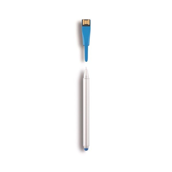 Stylus s USB diskom Point 4GB, modrý-image-3