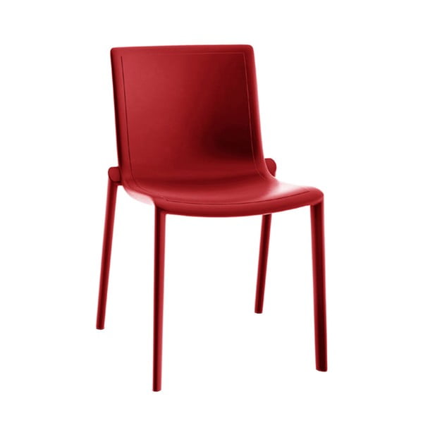 Sada 2 záhradných stoličiek v červenej farbe Resol Kat