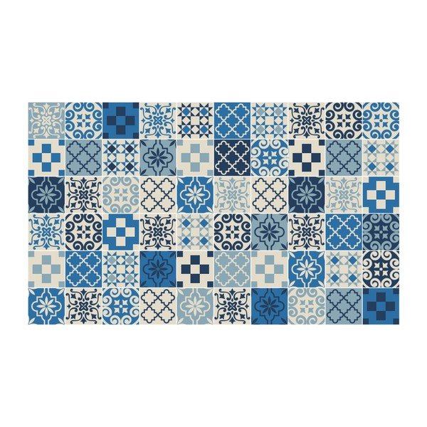 Sada 60 nástenných samolepiek Ambiance Wall Decal Cement Tiles Azulejos Caralinera, 15 × 15 cm-image-2