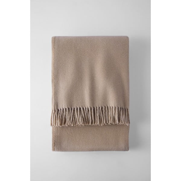 Hnedá deka s podielom bavlny Euromant Basics, 140 x 180 cm