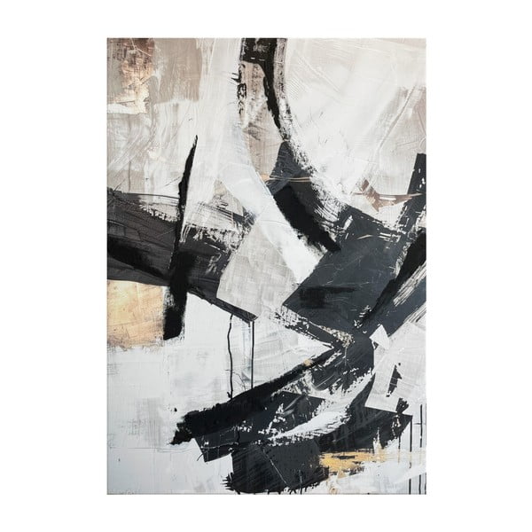 Obraz s ručne maľovanými prvkami 70x100 cm Ash – Styler