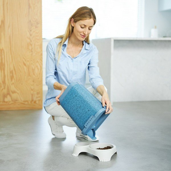 Modrý box na granule 10 l Cody - Rotho-image-2