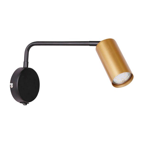 Kovové nástenné svietidlo v čierno-zlatej farbe Tina - Candellux Lighting-image-2