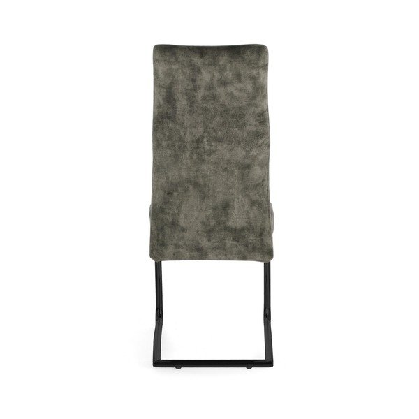 Zelená čalúnená jedálenská stolička Thelma – Bizzotto-image-4