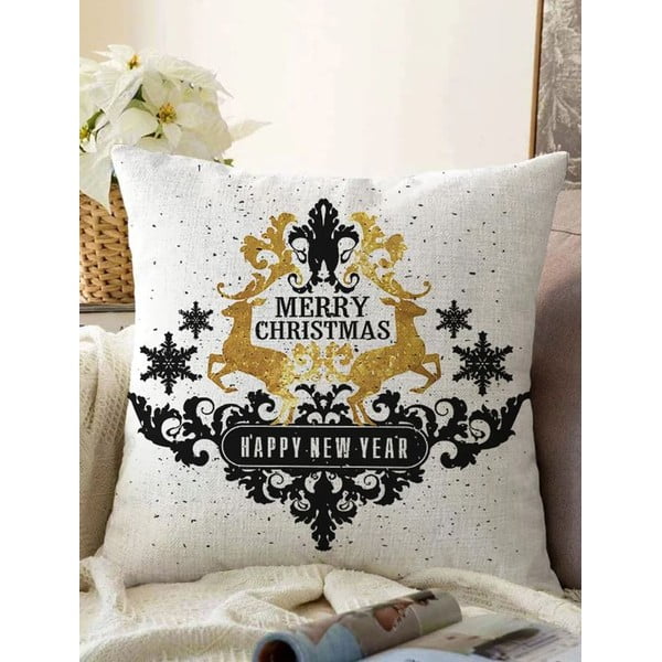 Obliečka na vankúš s vianočným motívom 43x43 cm – Mila Home