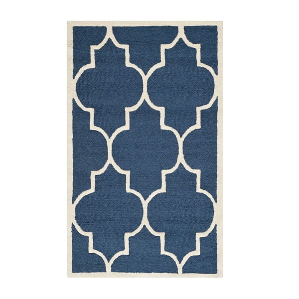 Modrý koberec Safavieh Everly, 152 × 91 cm