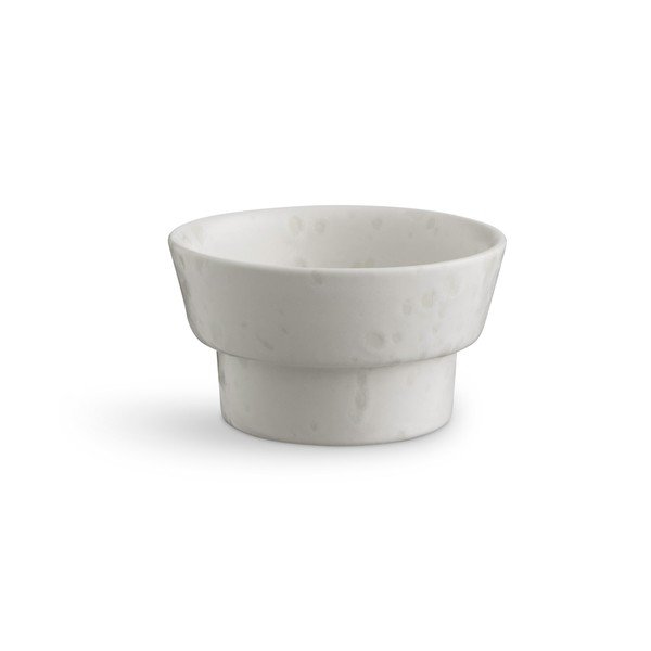 Biely kameninový svietnik Kähler Design Ombria, ⌀ 9 cm
