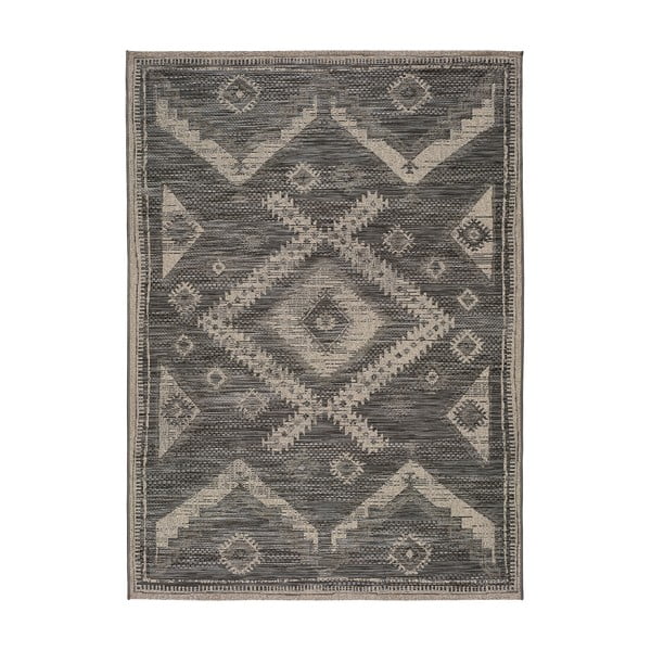 Sivý vonkajší koberec Universal Devi Ethnic, 120 x 170 cm