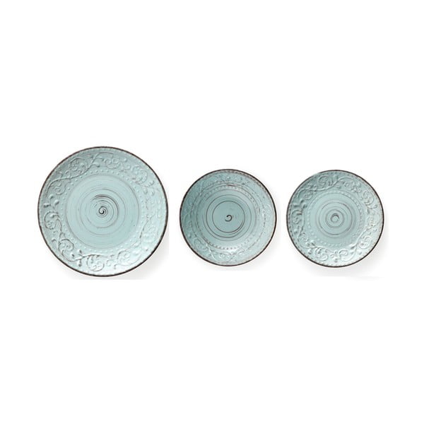 Tyrkysový tanier z kameniny Brandani Serendipity, ⌀ 27,5 cm-image-3