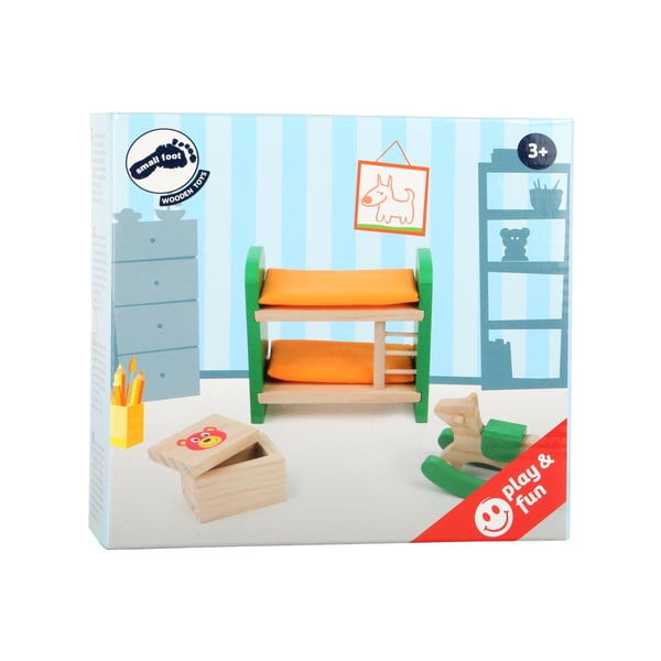 Set dreveného nábytku pre bábiky Legler Children's Room