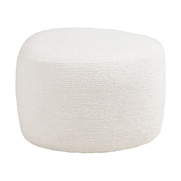 Krémovobiely ženilkový taburet Hilo – House Nordic-image-3