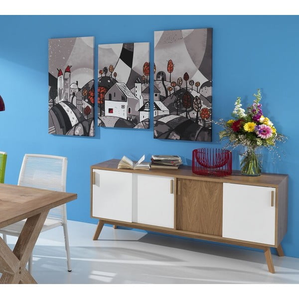 3-dielny obraz na plátne Tomasucci Landscape, 105 × 150 cm-image-1