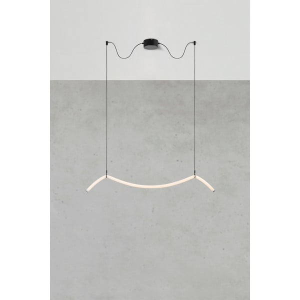 Čierno-biele LED závesné svietidlo Melt – Markslöjd-image-2