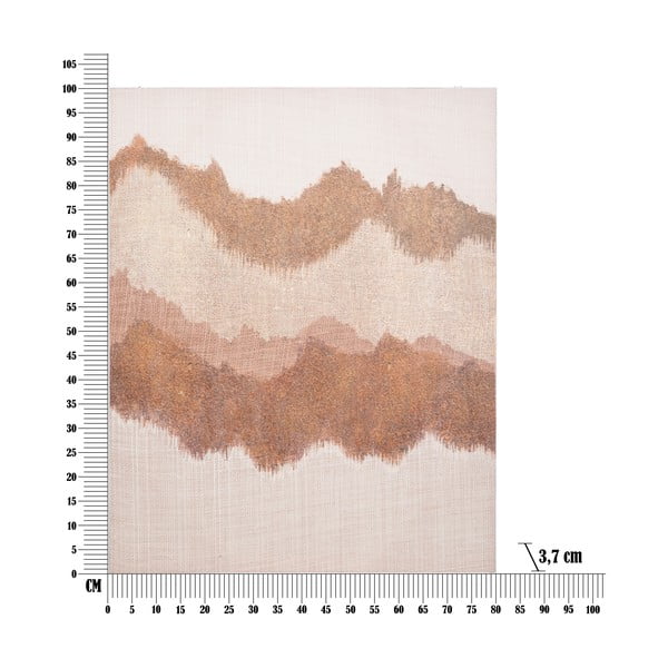 Ručne maľovaný obraz 80x100 cm Browny - Mauro Ferretti-image-4