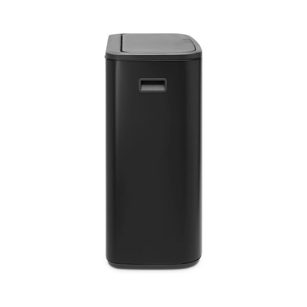 Matne čierny dotykový oceľový odpadkový kôš 60 l Bo Touch Bin – Brabantia-image-2