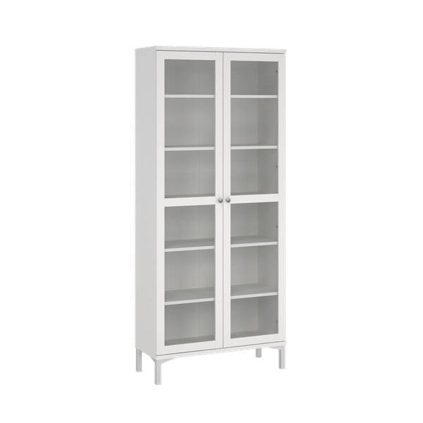 Biela vitrína 89x203 cm Roma – Tvilum-image-2