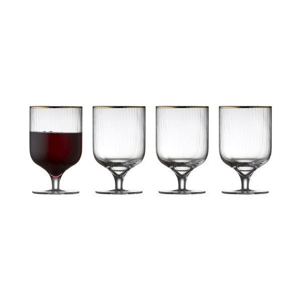 Súprava 4 pohárov na víno Lyngby Glas Palermo, 300 ml