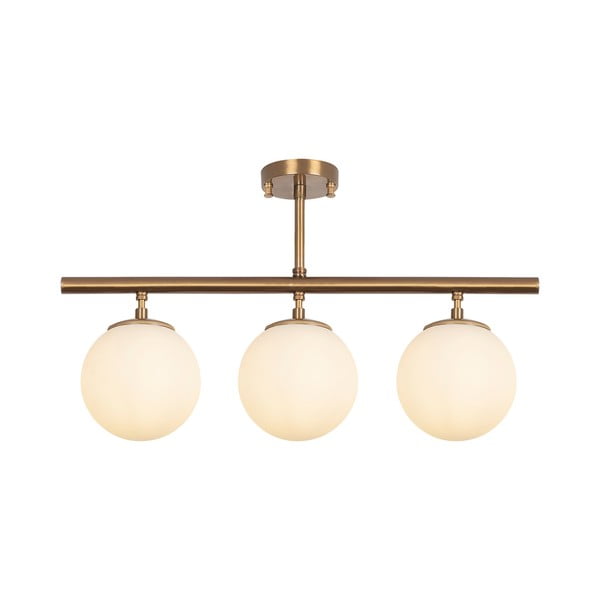 Stropné svietidlo v bronzovej farbe so skleneným tienidlom ø 15 cm Atmaca – Opviq lights-image-2