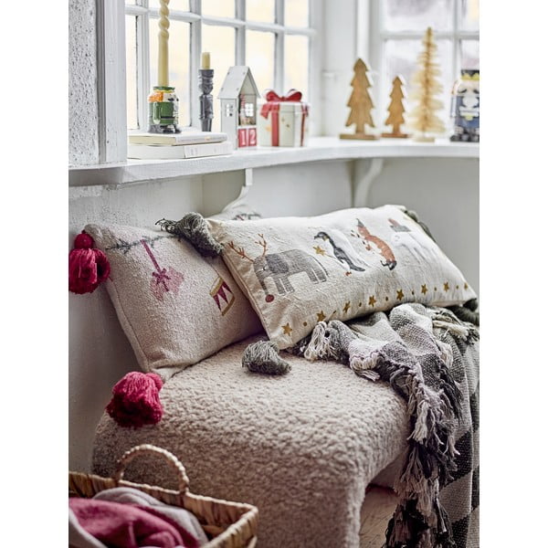 Dekoračný vankúš s vianočným motívom 30x60 cm Valentin – Bloomingville-image-1