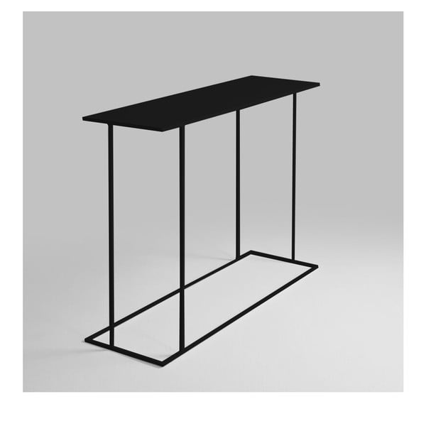 Čierny konzolový stolík Custom Form Walt