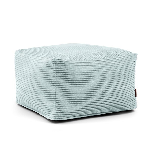 Menčestrový sedací vak v mentolovej farbe Softbox MooG – SLOWDOWN