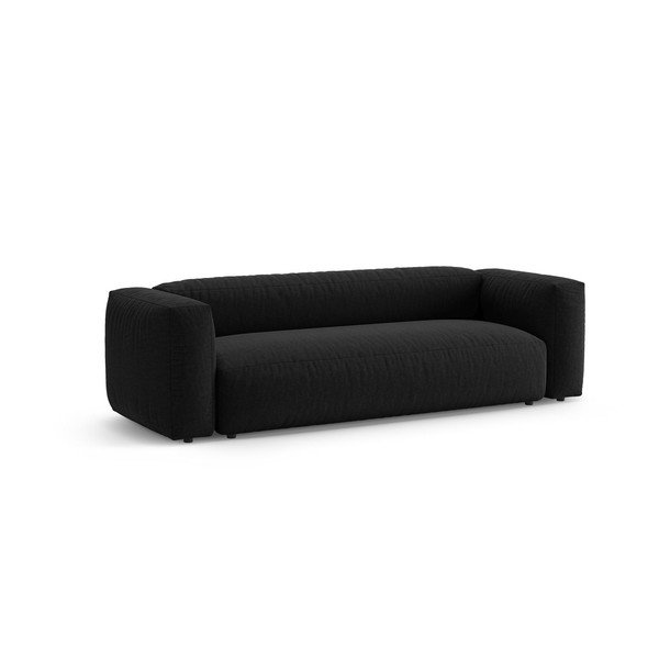 Čierna rozkladacia pohovka 264 cm – Micadoni -image-3