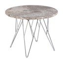 Mramorový okrúhly odkladací stolík ø 55 cm Prunus – Actona
