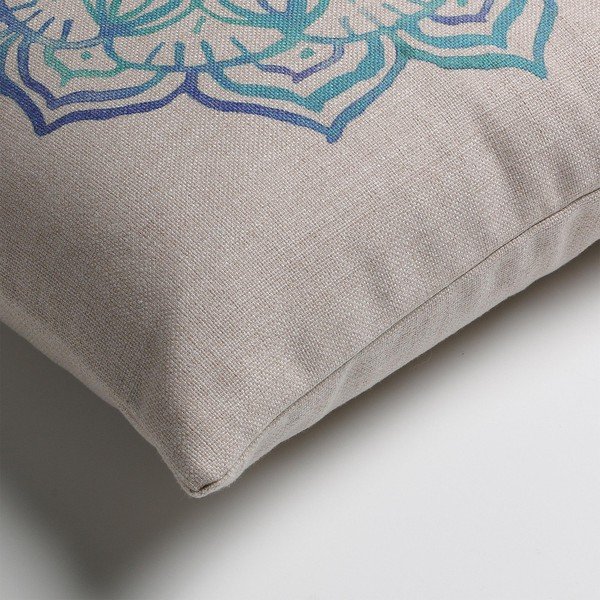 Modro-sivý vankúš La Forma Shade, 45 × 45 cm-image-1