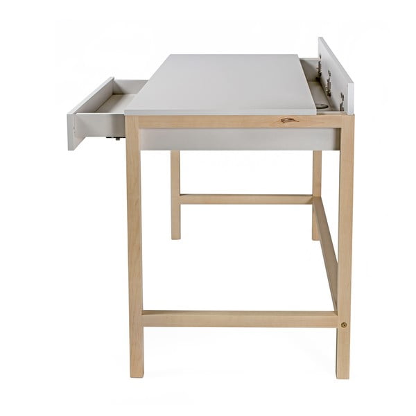 Pracovný stôl so sivou doskou Woodman NorthGate-image-3