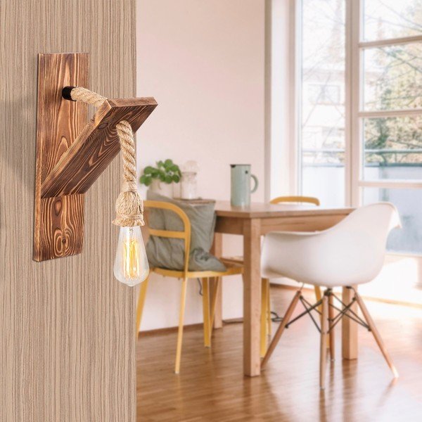 Nástenné svietidlo v prírodnej farbe Erebos – Opviq lights-image-1