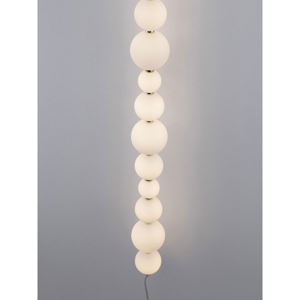 Biele/v zlatej farbe kovové LED nástenné svietidlo so stmievačom Perla – Nova Luce-image-3