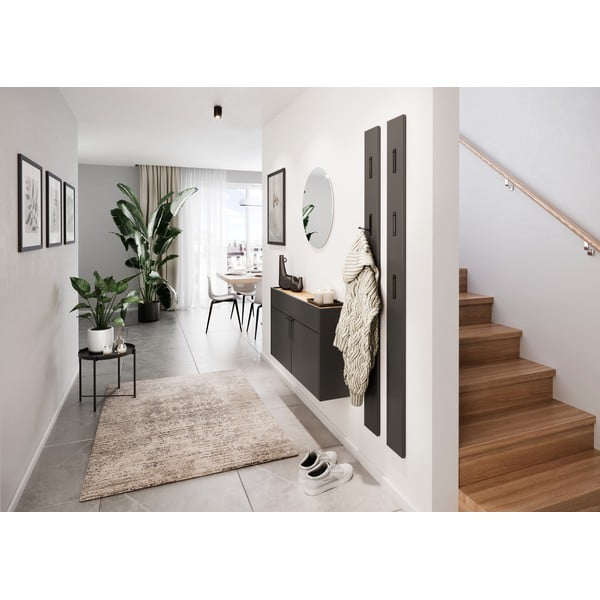 Antracitová skrinka 110x57x22 cm Ameca – Germania-image-1