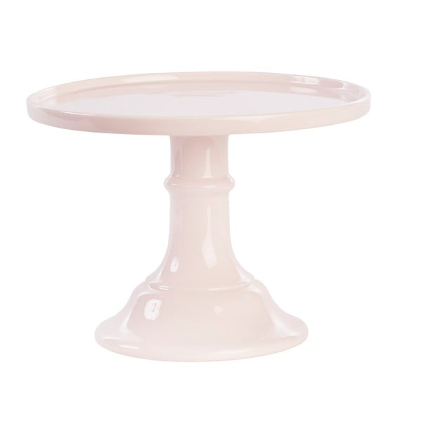 Ružový keramický podnos na tortu Miss Étoile, ø 25 cm