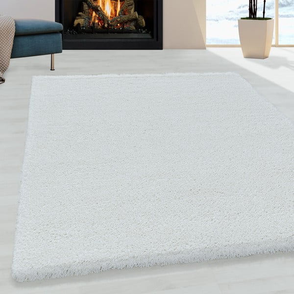 Biely koberec 160x230 cm Fluffy – Ayyildiz Carpets-image-1