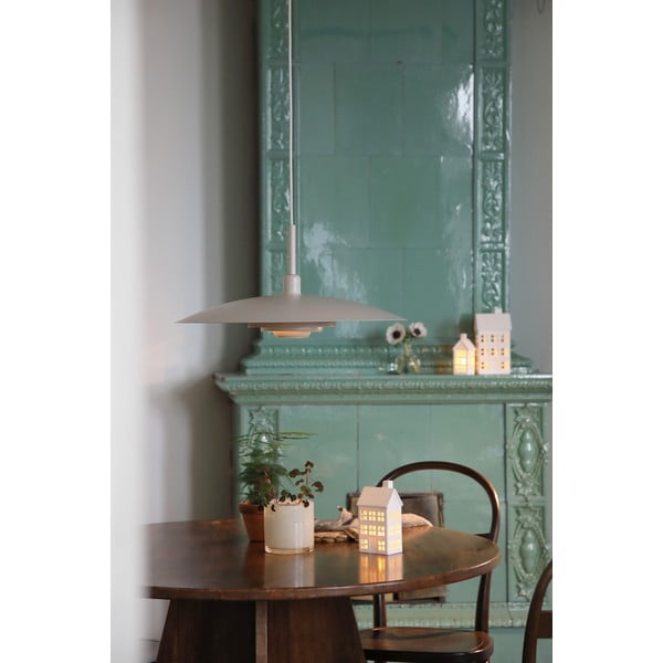 Béžové závesné svietidlo s kovovým tienidlom ø 57 cm Piny – Markslöjd-image-2