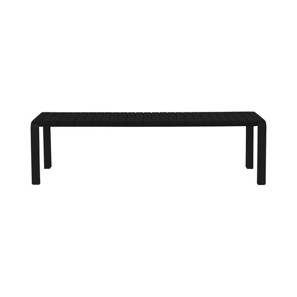 Čierna kovová záhradná lavica Vondel – Zuiver