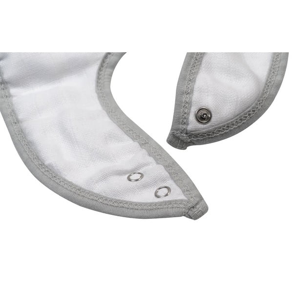 Sivý mušelínový podbradník Kindsgut Dots-image-3