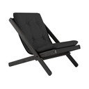 Skladacie kreslo Karup Design Boogie Black/Dark Grey