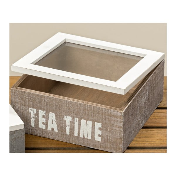 Krabička na čaj z borovicového dreva Boltze Tomson