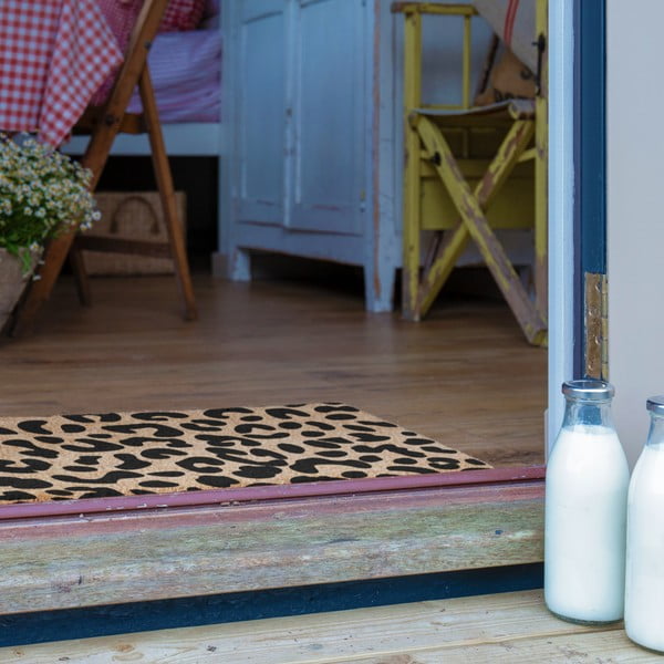 Rohožka z kokosového vlákna 40x60 cm Leopard – Artsy Doormats-image-4