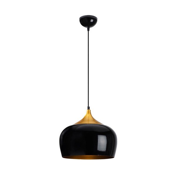 Čierne závesné svietidloOpviq lights Berceste Elegant