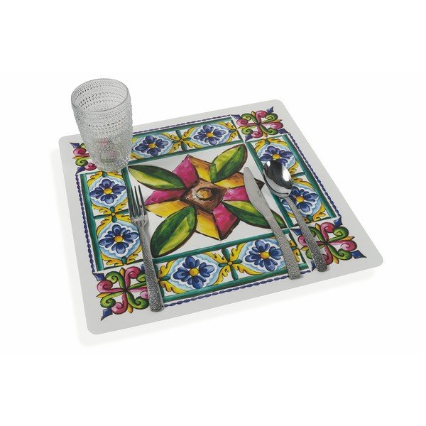 Plastové prestieranie 6 ks 37x37 cm Costiera - Villa d'Este-image-1