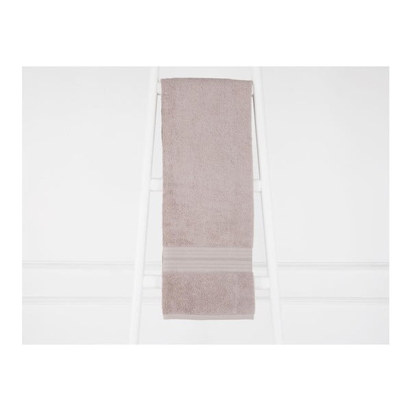 Sivý bavlnený uterák Emily Mia, 70 × 140 cm