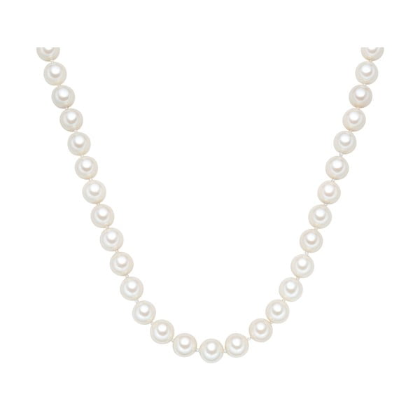 Náhrdelník s bielymi perlami Perldesse Muschel, ⌀ 12 mm × dĺžka 45 cm